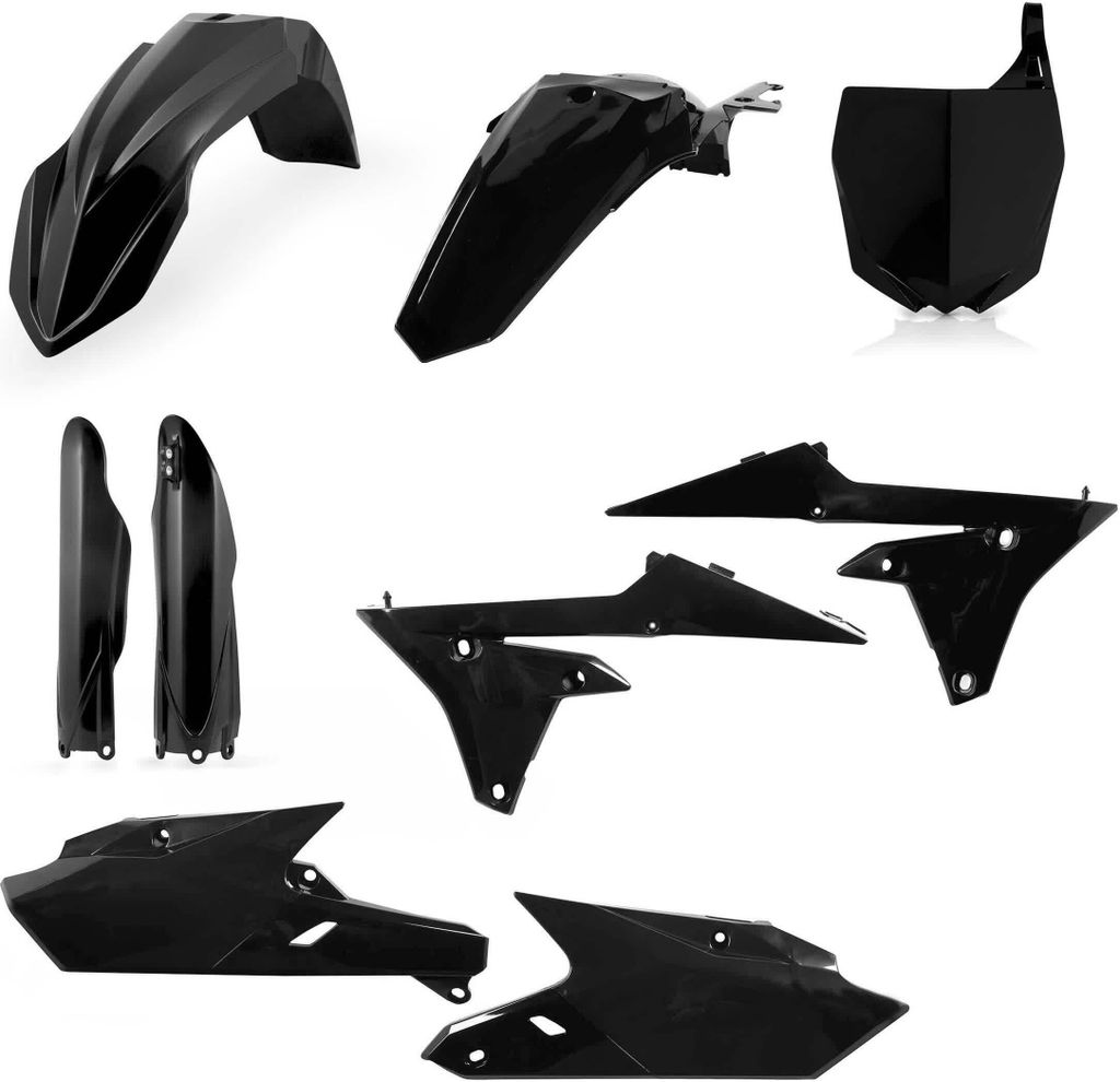 ACERBIS Verkleidungskit 9 Teile Schwarz für YAMAHA YZ F