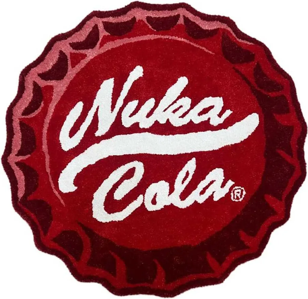 Tapis Fallout Nuka Cap 90 x 90 cm - Décoration Collector pour Gamer