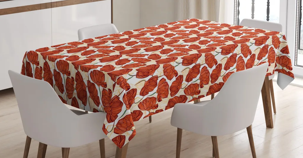 Tovaglia Rettangolare Abakuhaus 140x200 - Impermeabile Floreale