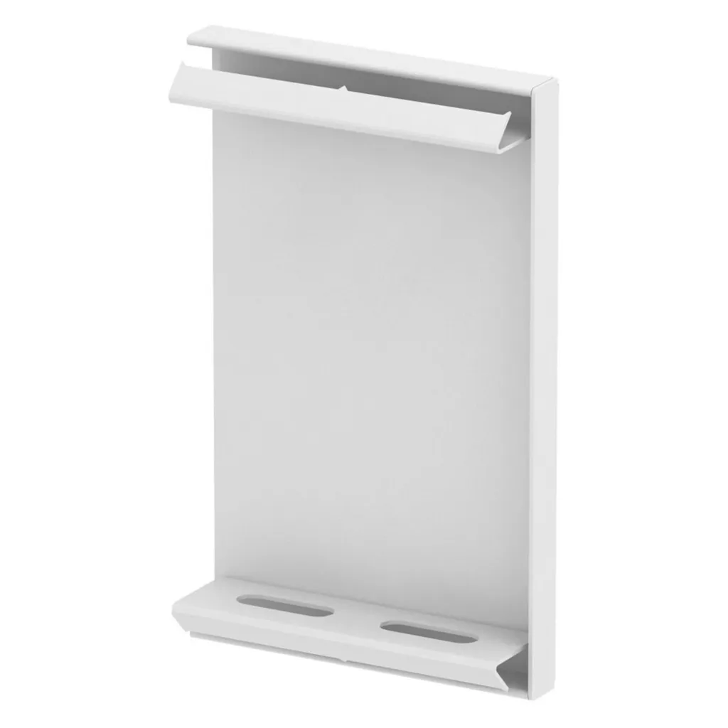 Embout clipsable GS-E70110RW OBO Bettermann blanc pour goulotte 110mm