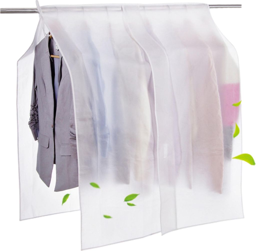 Transparente Kleiderständer-Abdeckung für Anzüge, Mäntel, Produktbild 
