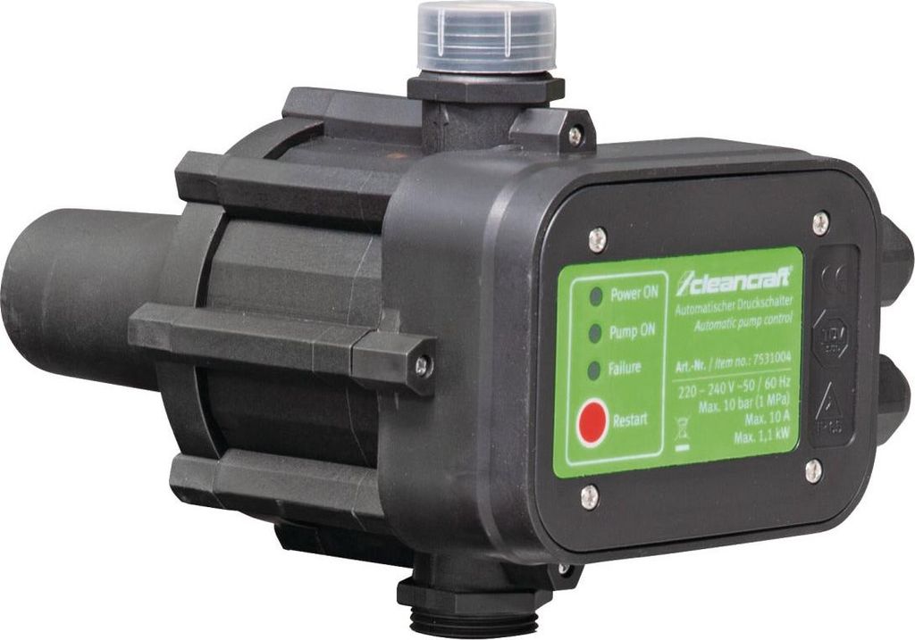 Cleancraft Automatischer Druckschalter für Wasserpumpen, 7531004