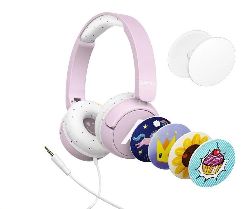 LAMAX SoundKid1 Cuffie per bambini Rosa Immagine del prodotto 
