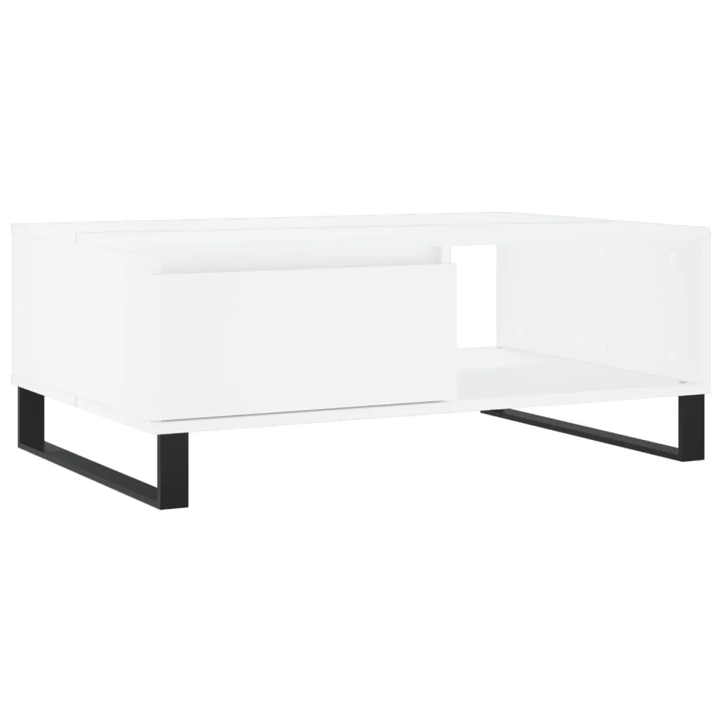Tavolino da Caffè Bianco vidaXL 90x60x35cm - Design Minimalista