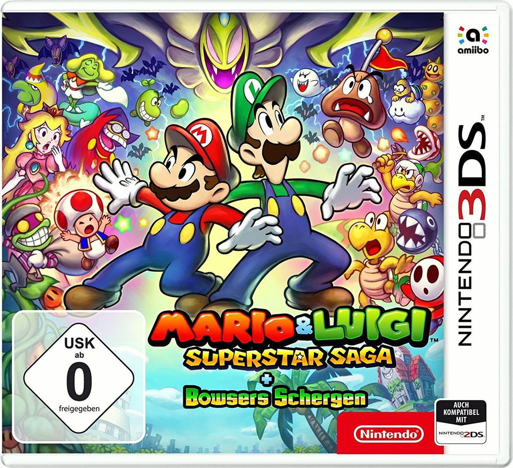 Mario & Luigi: Super Star Saga + Bowsers Schergen - 3DS Produktbild 