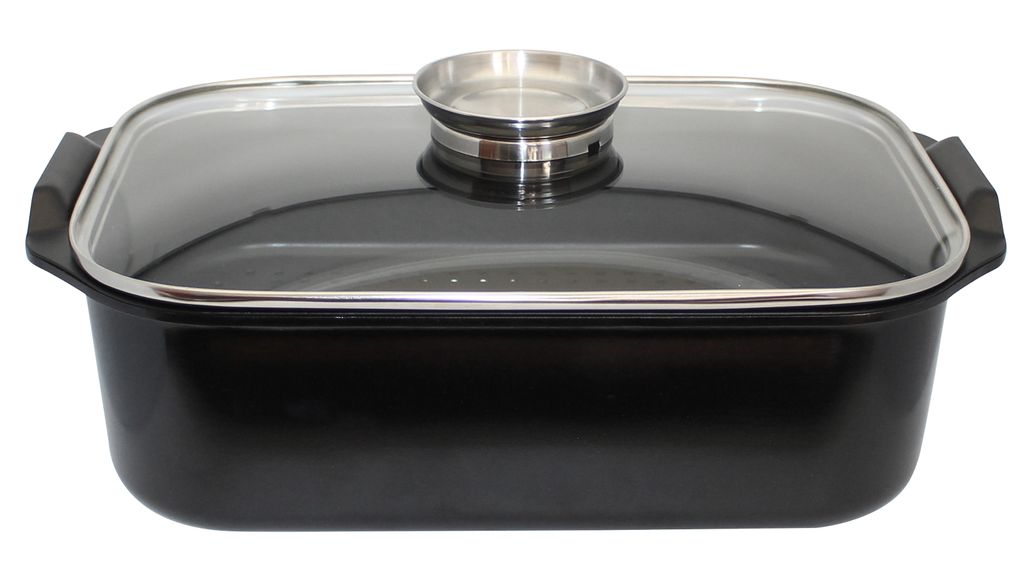 ELO Premium Bräter-Set aus Aluminiumguss, 3-teilig, hitzebeständig, für alle Herdarten inklusive Induktion Ideal für Festtagsbraten