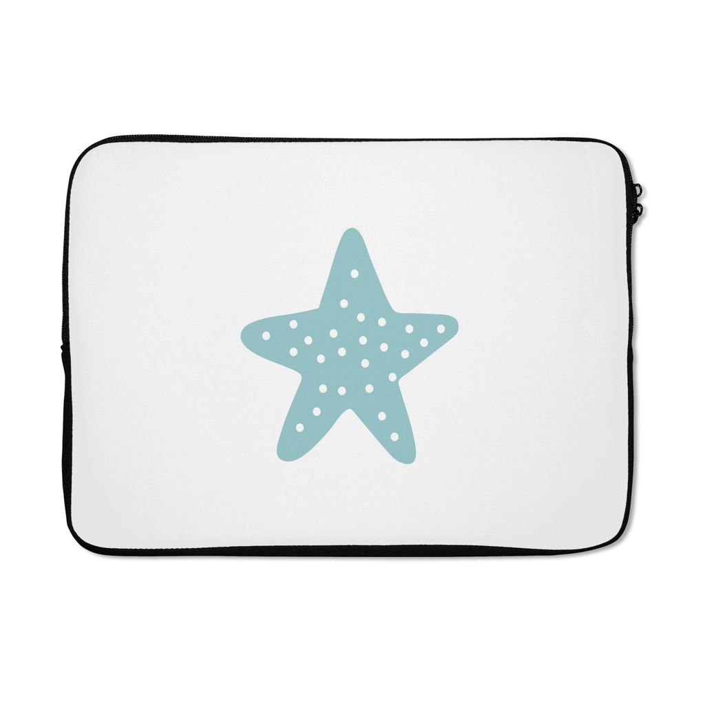 MuchoWow Laptop Hülle 13 Zoll Stern - Punkte - Pastell - Mädchen - Jungen - Kinder Laptoptasche - Laptophülle - Sleeve - Rundumschutz