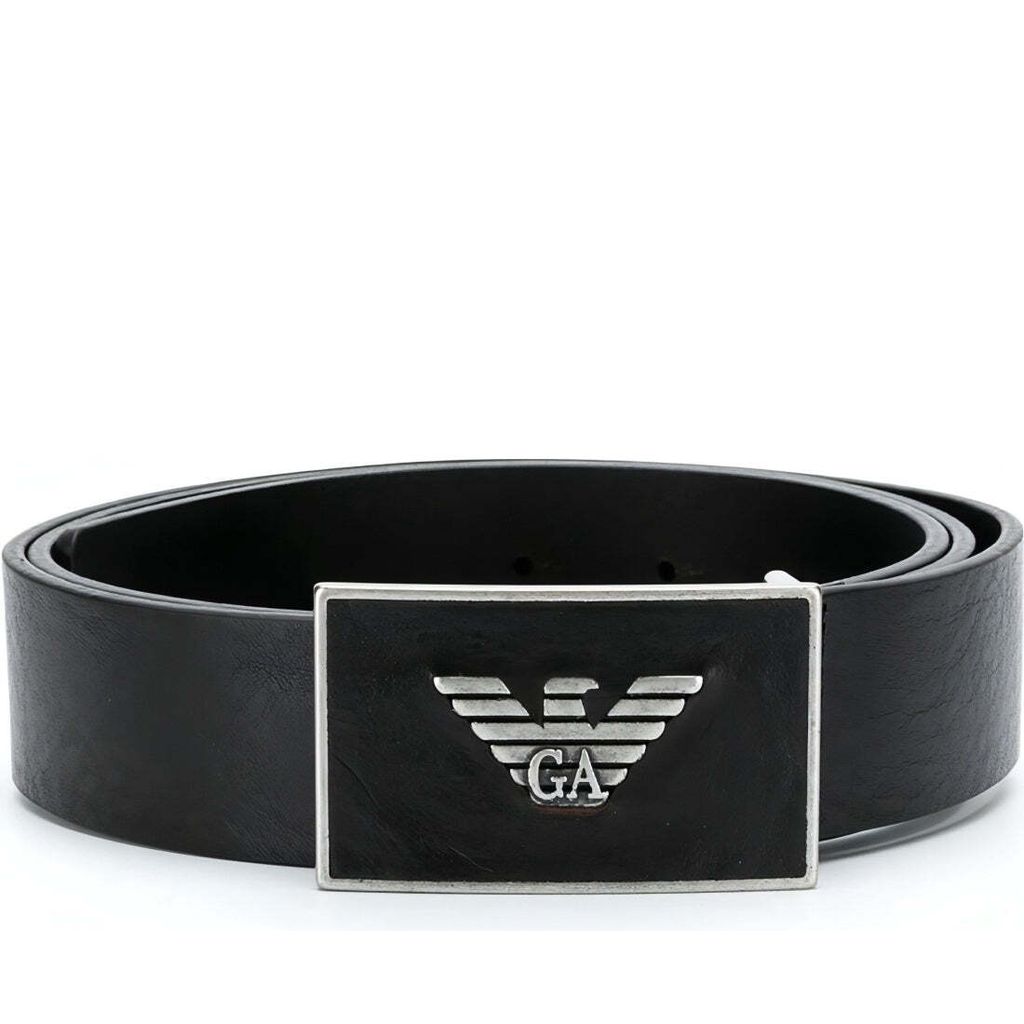 Emporio Armani Herren Gürtel 4S196Y DC0G8 0001 Farbe:Schwarz Größe: 110