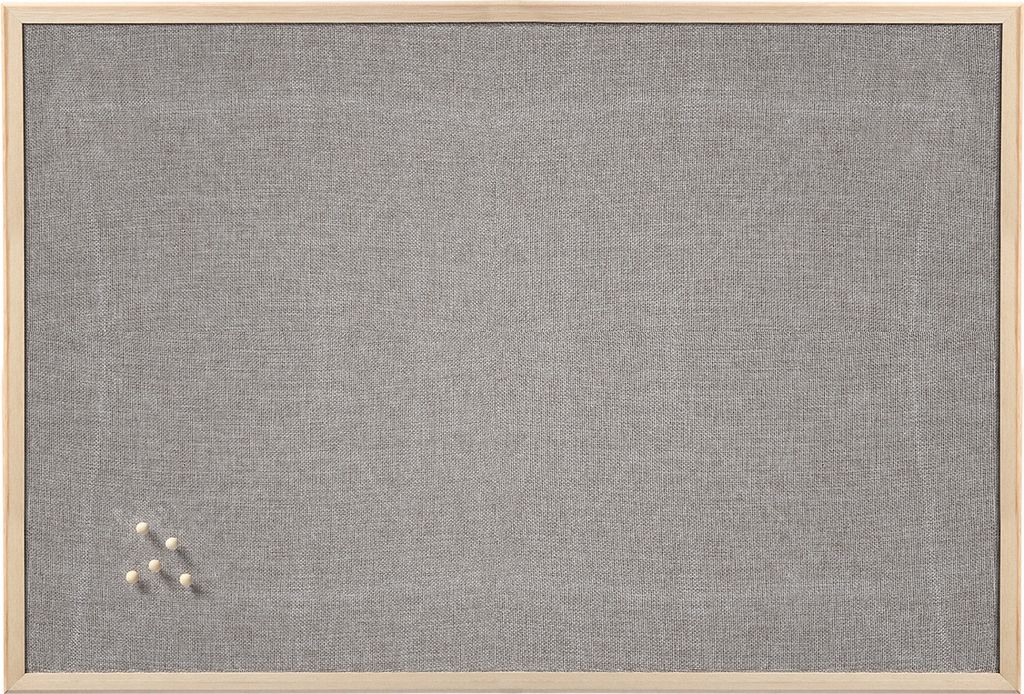 Zeller 11272 Zeller Pinnwand 80,0 x 60,0 cm Leinen grau Immagine del prodotto 