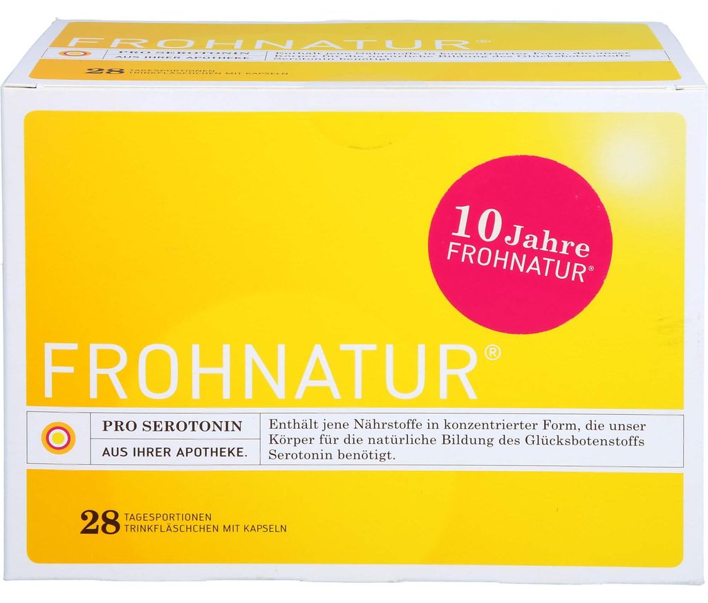 FROHNATUR Pro Serotonina beverini con capsule, 28 porzioni Immagine del prodotto 