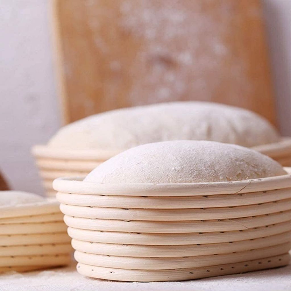 CANDeal 35 cm oválny kváskovací košík s ľanovou vložkou - Obrázok produktu 4