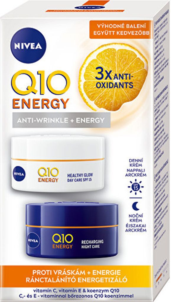 Q10 Energy Energizing Skin Care Geschenk-Set