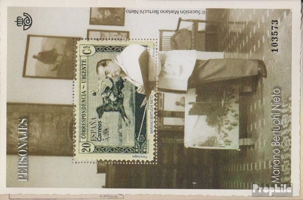 Briefmarken Spanien 2019 Mi Block321 (kompl.Ausg.) postfrisch Persönlichkeiten