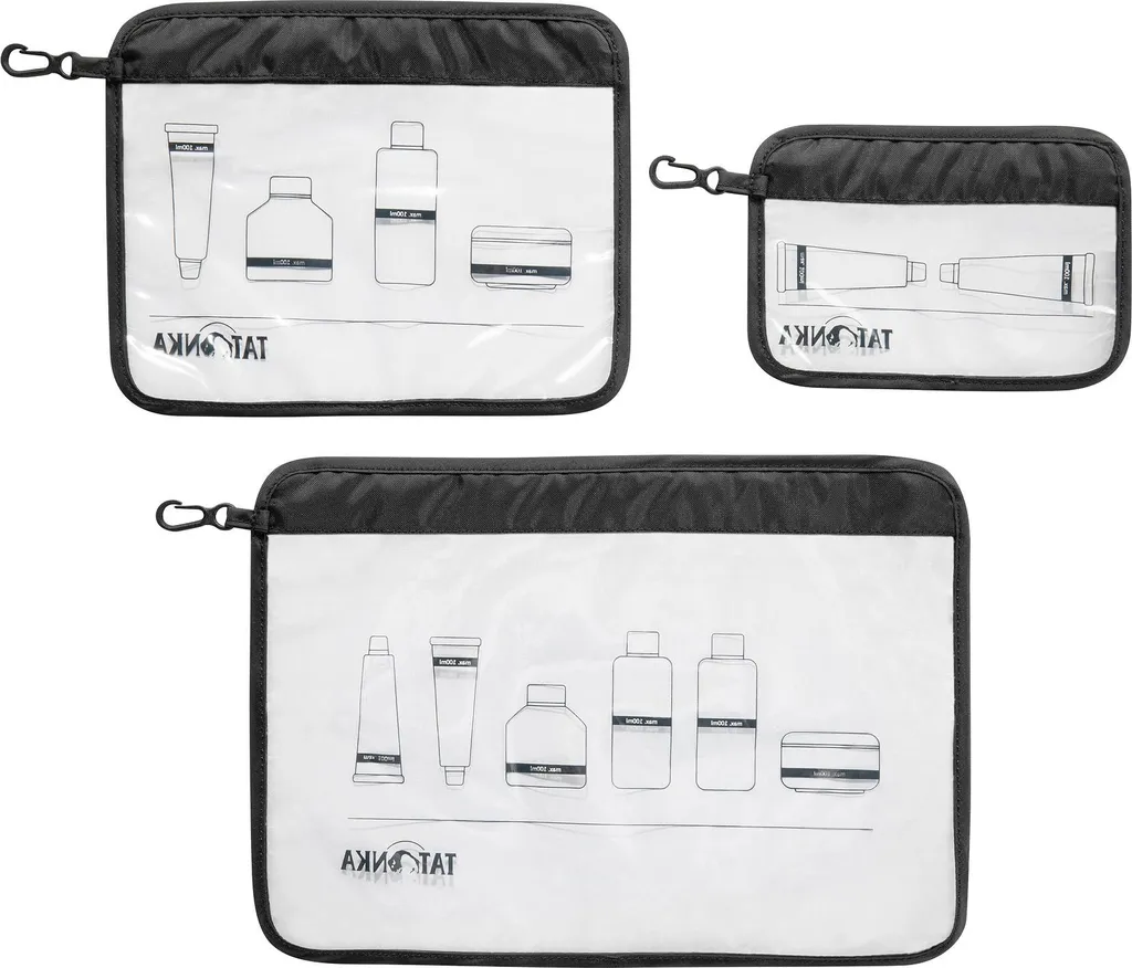 Set di borse da volo Tatonka, colore nero