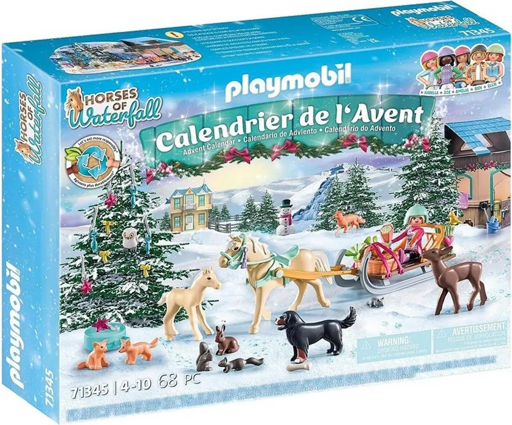 PLAYMOBIL Horses of Waterfall 71345 Calendrier de l'Avent Noël Équestre