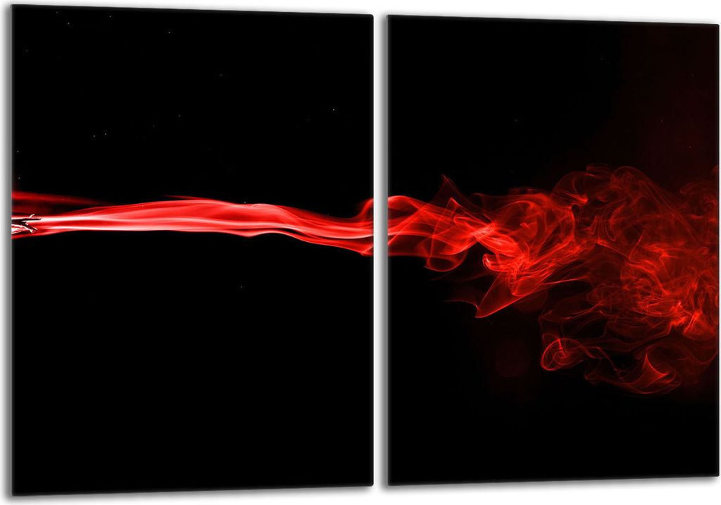 Glasschutzplatte für Herd 2x40x52 Schwarz