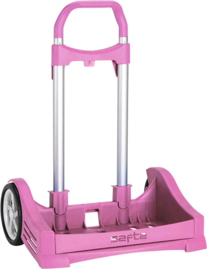 Safta Evolution Sac à Dos Trolley P.673C Rose Clair pour l'École Primaire