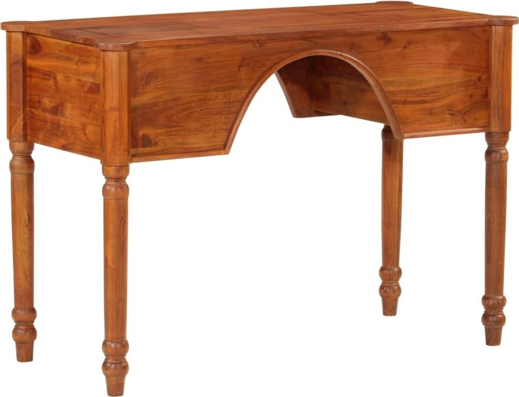 vidaXL Schreibtisch mit Schubladen 110x50x76 cm Massivholz Produktbild 