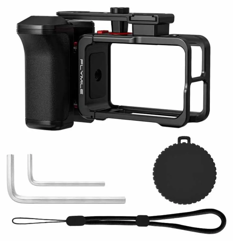 Kit photographie de rue pour DJI Action 5 poignée stable et ergonomique
