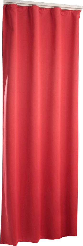 Verdunklungsvorhang Uni korall 135 x 245 Kräuselband