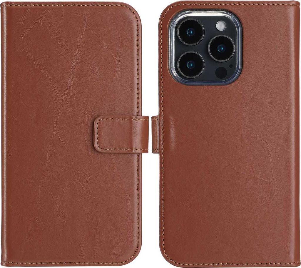Selencia Custodia a libro in vera pelle per iPhone 16 Pro Immagine del prodotto 