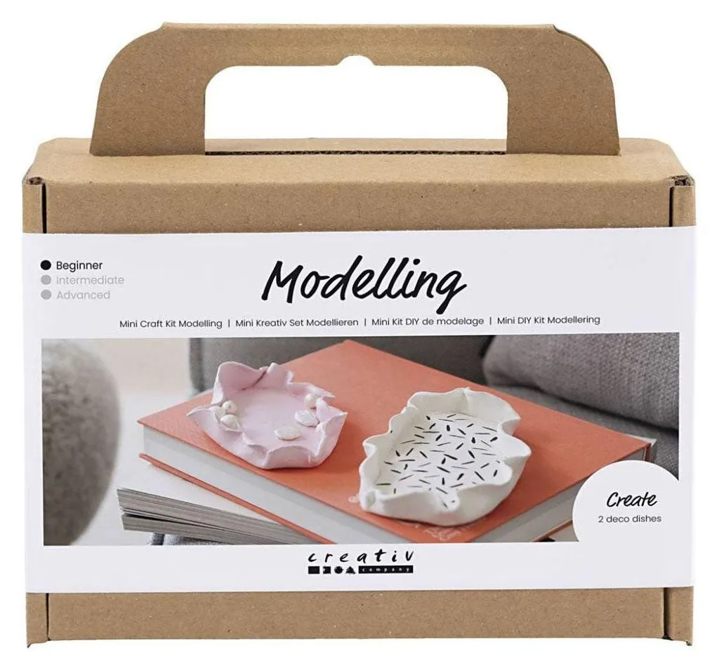 Set de modelage argile autodurcissante sans cuisson pour bols et déco