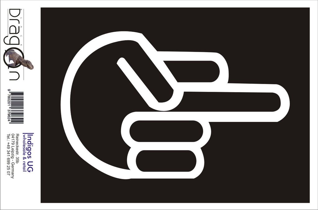 Aufkleber / Autoaufkleber - JDM / Die cut / Auto / OEM - The F... you Shocker - 170x110 mm gelb - Heckscheibe / Heckscheibenaufkleber