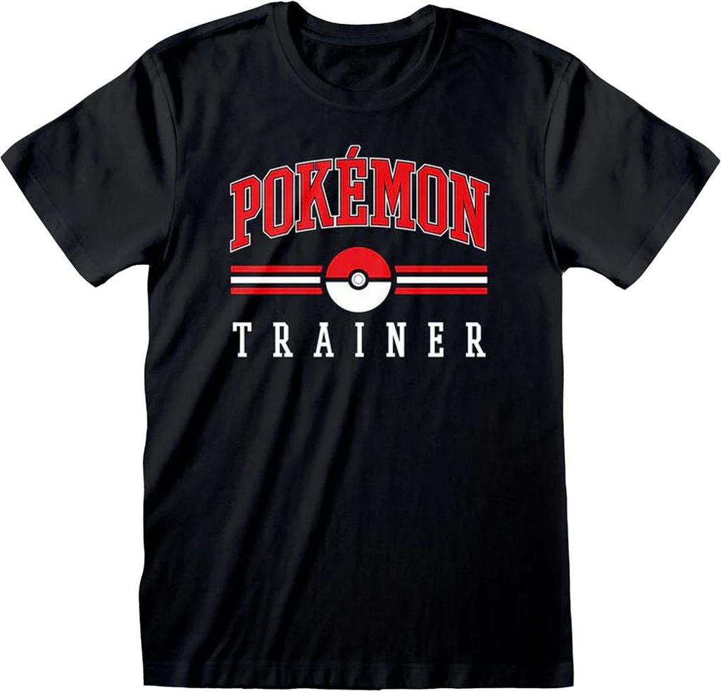 Pokemon - "Trainer" T-Shirt für Damen HE3254 (XL) (Schwarz)
