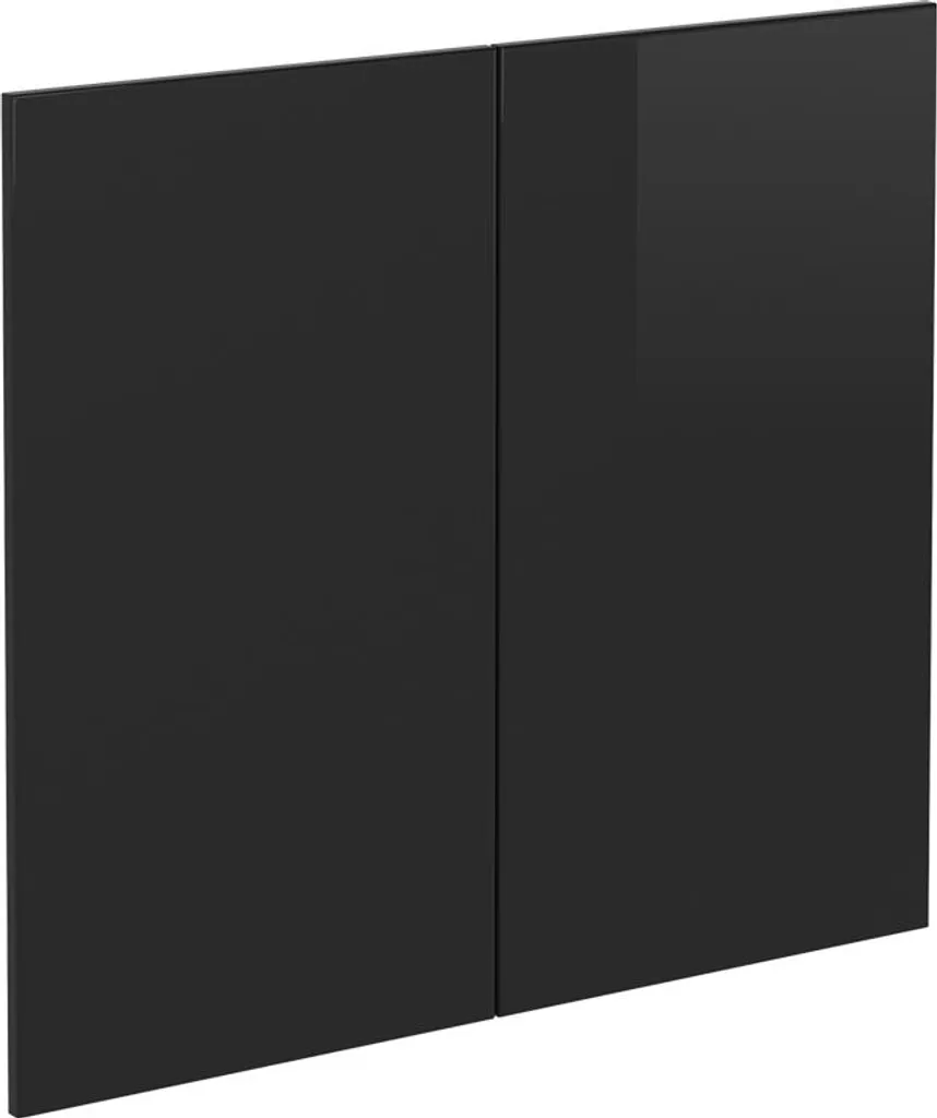 Vicco Frontale Cucina R-Line 79.2x71.3 cm Nero Lucido Sottolavello