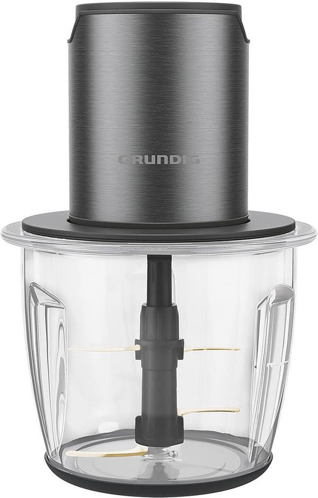 Grundig GMS3670, 1 l, Schwarz, Edelstahl, Glas, Edelstahl, Produktbild 
