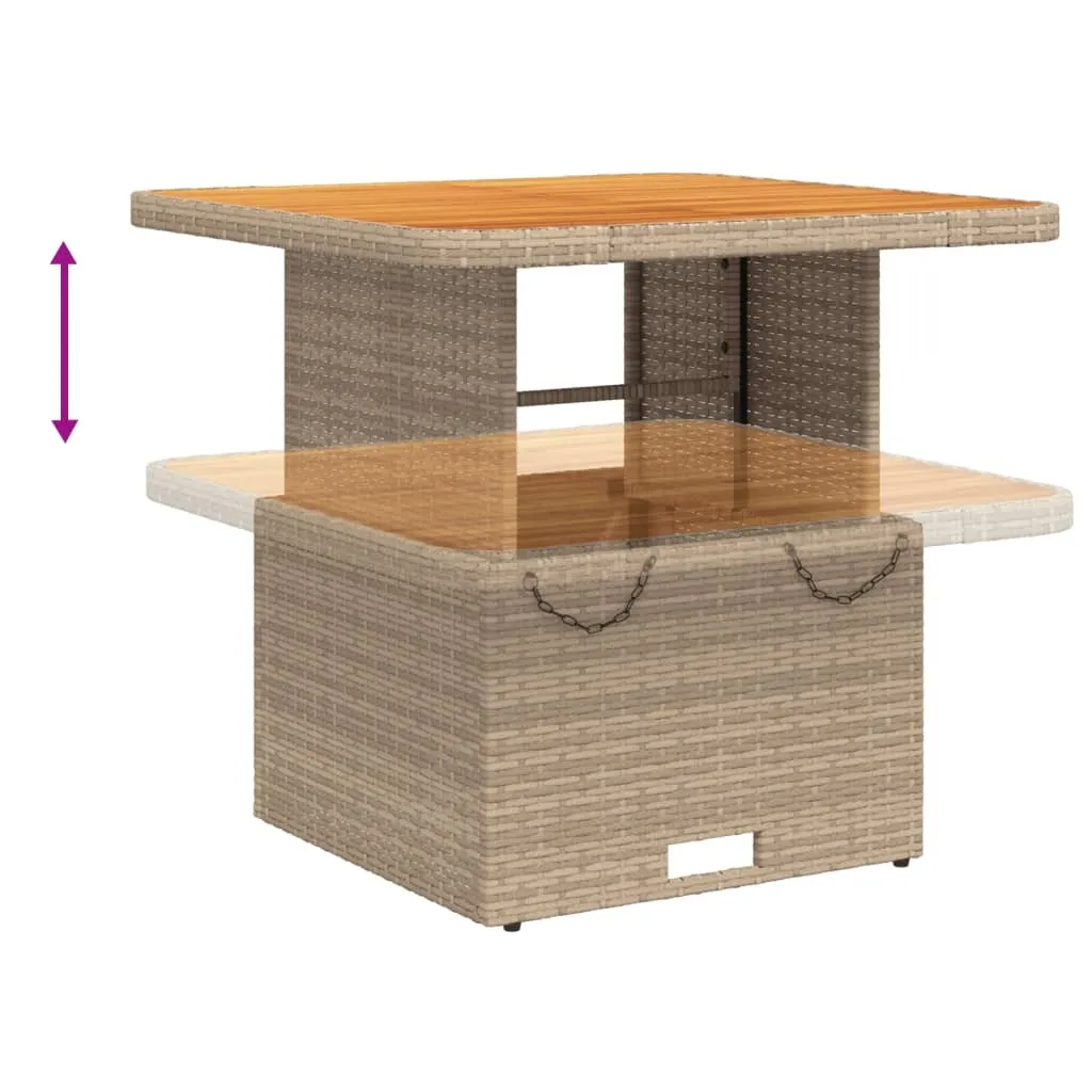 Table extérieure résistante aux UV et intempéries en polyrotin - 4