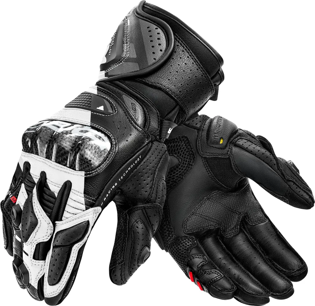 Gants Shima RS-2 Lady White XS - Gants de Moto Racing en Cuir pour Femme
