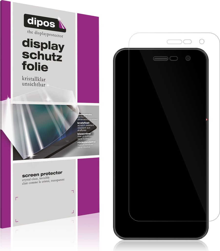 5x Schutzfolie für Bmobile AX1077 Display Folie klar Displayschutzfolie