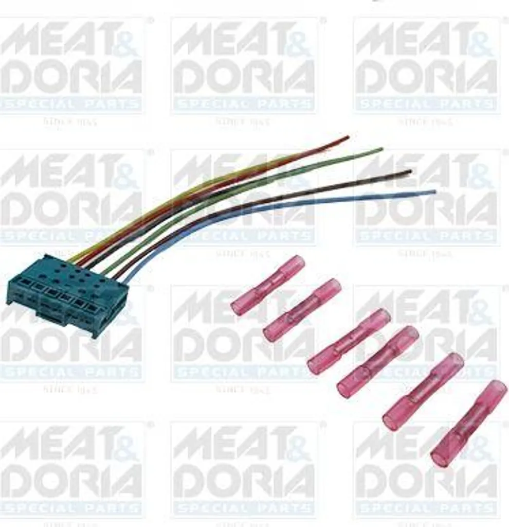 MEAT & DORIA 25464 Kit riparazione cavi, fanale posteriore OE 61138369710 compatibile con Z4 E85, Z4 E86, X6, X5, Serie 5 E61, Serie 5 E60, Serie 3 E91, Serie 3 E92, Serie 3 E93, Serie 3 E90, Serie 1 E87, Serie 1 E81