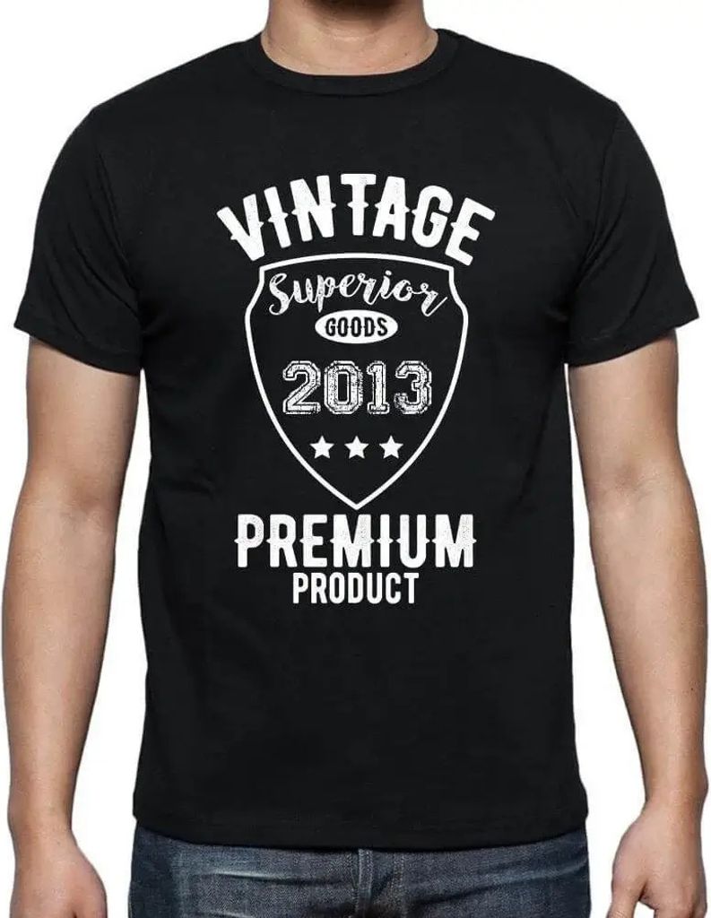Herren Grafik T-Shirt Vintage Superior Goods Premium Product 2013 Geschenk 11. Geburtstag Jahrestag 11 Jahre Jubiläum 11 Jährige Mann Jahrgang 2013