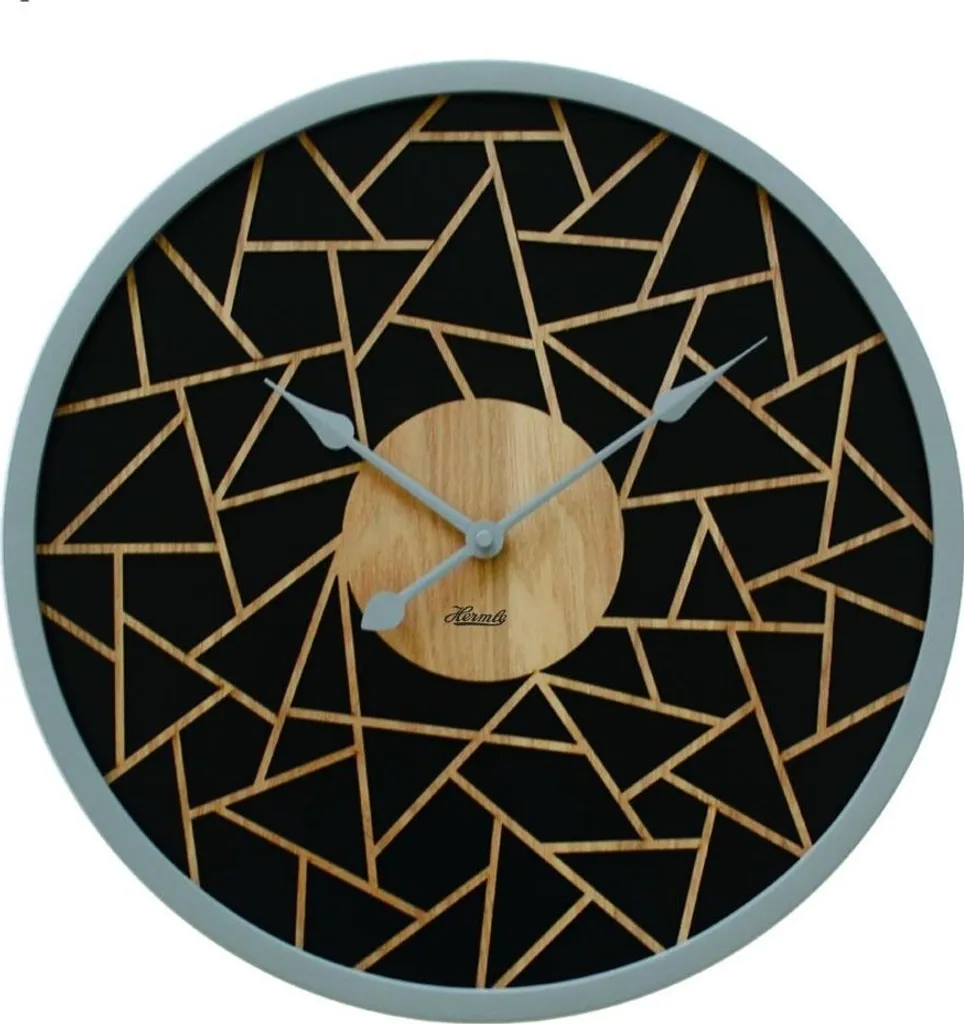 Horloge Murale Design Hermle 30102-002100 Pendule Silencieuse Bois