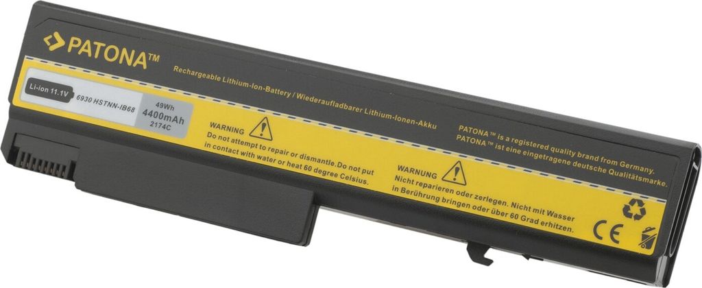 PATONA 2174, Akku, HP, HP COMPAQ Business Notebook 6530b, 6535b, 6730b, 6735b EliteBook 8440p,EliteBook 8440w,...