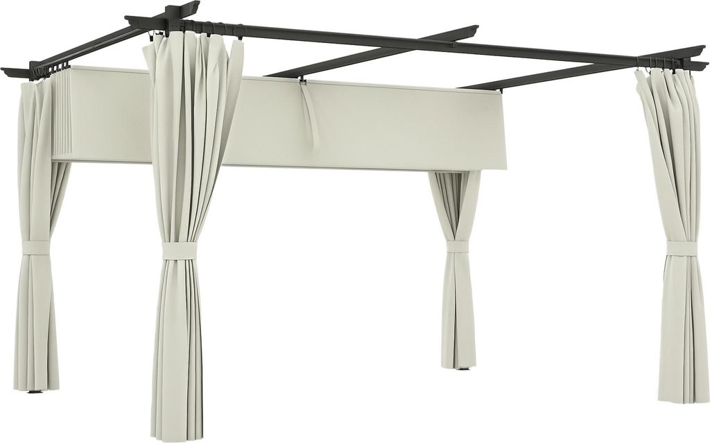 Outsunny Pergola jardin exterieur 3 x 4 m pergola Image du produit 