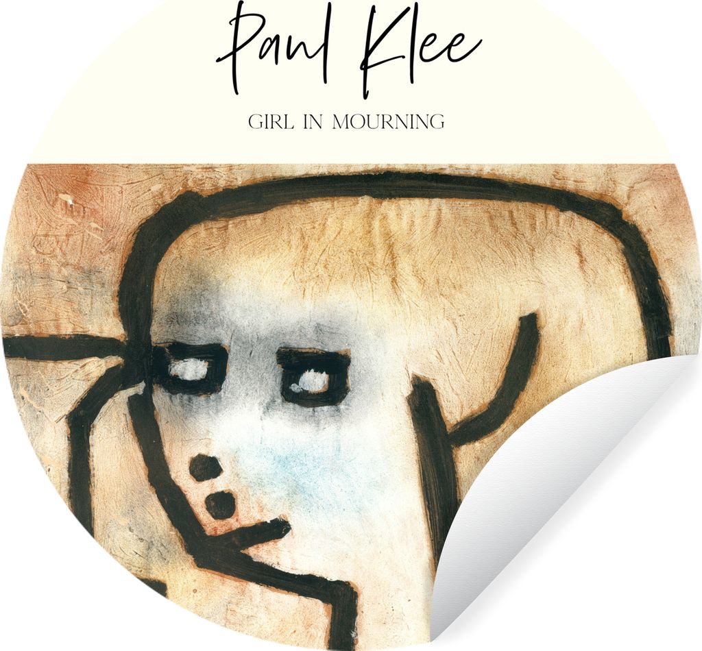 MuchoWow Runde Wandtattoo - Wandsticker Tapete Aufkleber Paul Klee - Alte Meister - Kunst Ø 30 cm Selbstklebend und Repositionierbar - Wandaufkl...