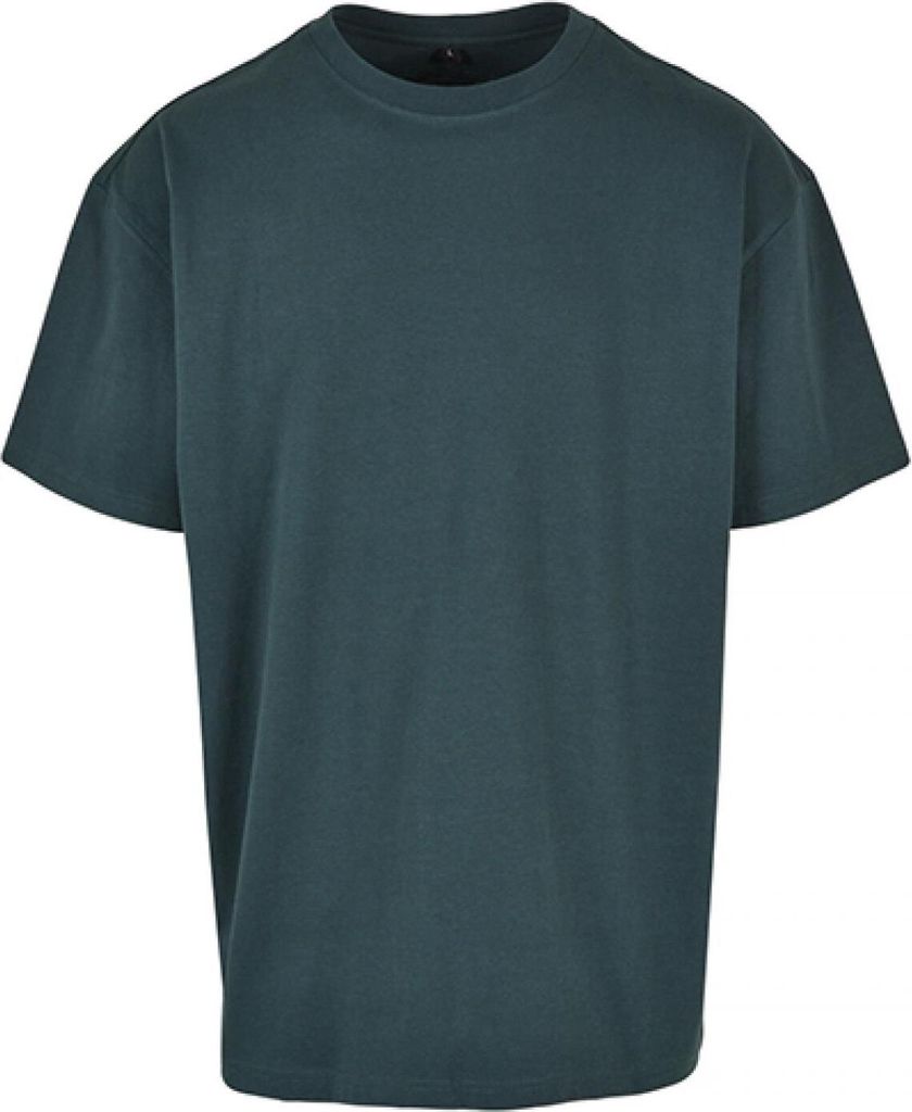 Build Your Brand BY102 | Herren Heavy Oversize Tee - Farbe: Bottle Green - Größe: 5XL