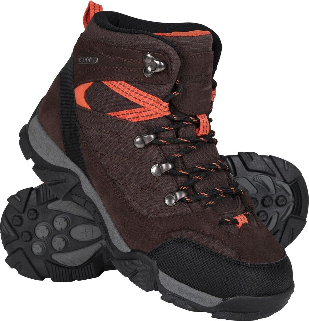 Mountain Warehouse - Kinder Wanderstiefel "Trail", Wildleder MW3031 (32 EU) (Braun)