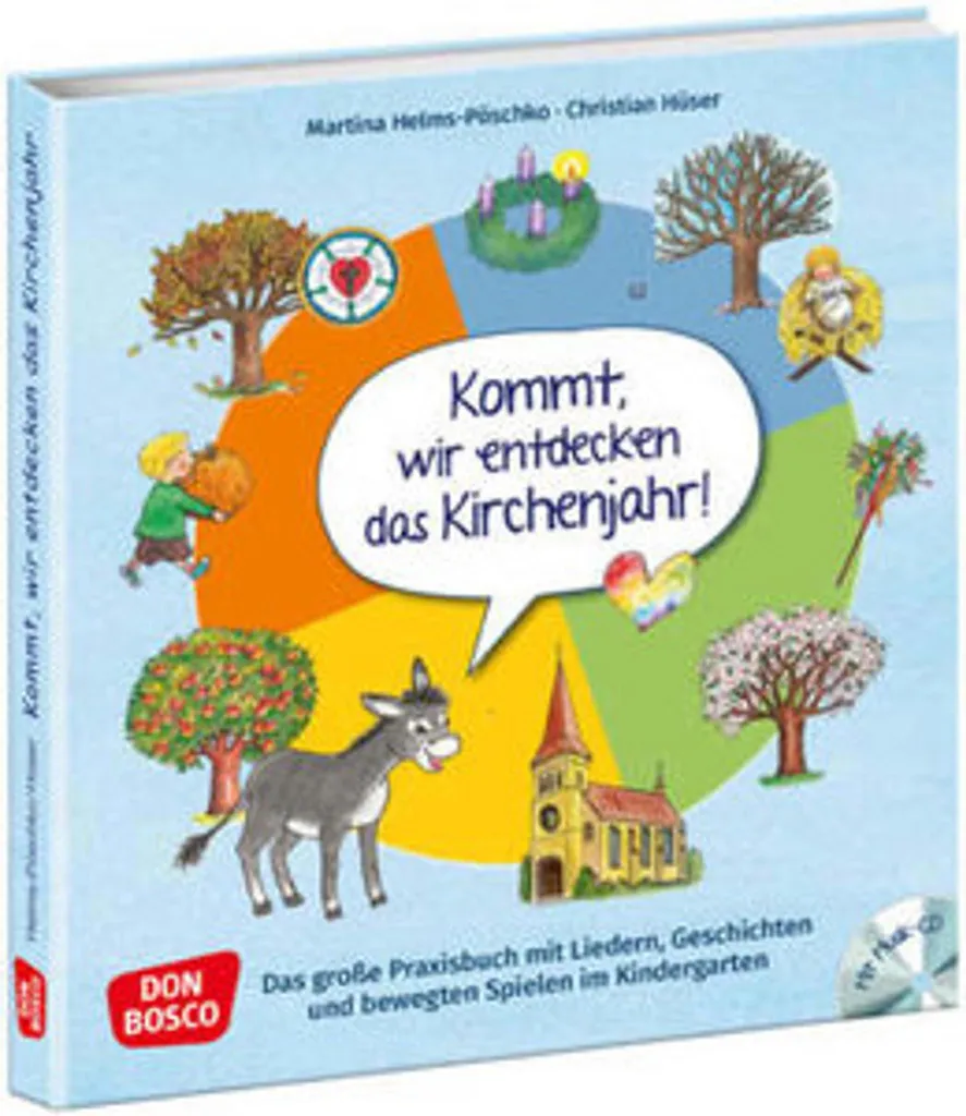 Kommt wir entdecken das Kirchenjahr livre éveil avec CD audio inclus