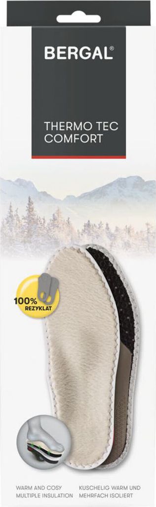 Bergal Uni Einlegesohle Thermo Tec Comfort weiß