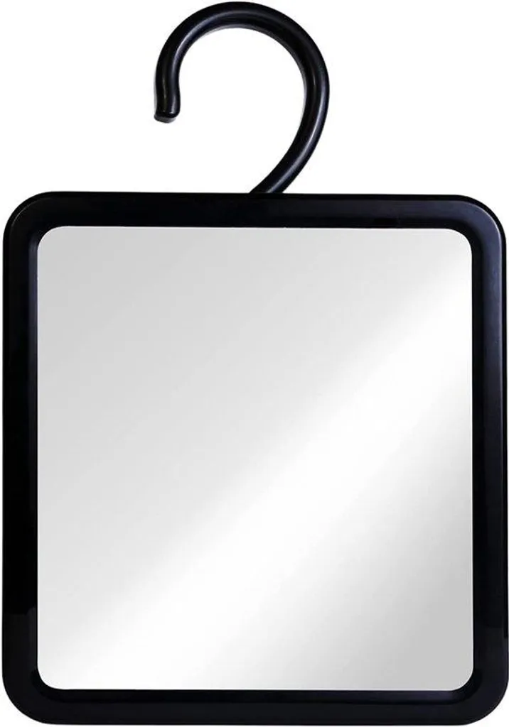 Miroir anti-buée spécial maquillage et rasage - Verre trempé 20 x 18 cm