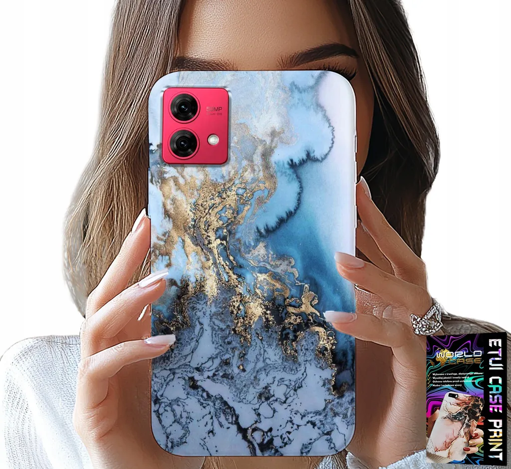 Custodia Donna Motorola Edge 40 Neo Marmo con Protezione Folia Inclusa