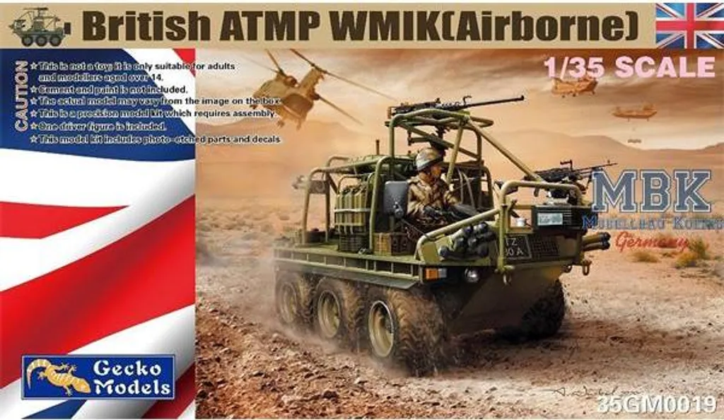 Créez un Diorama Militaire avec l'ATMP WMIK Britannique Gecko 35GM0019