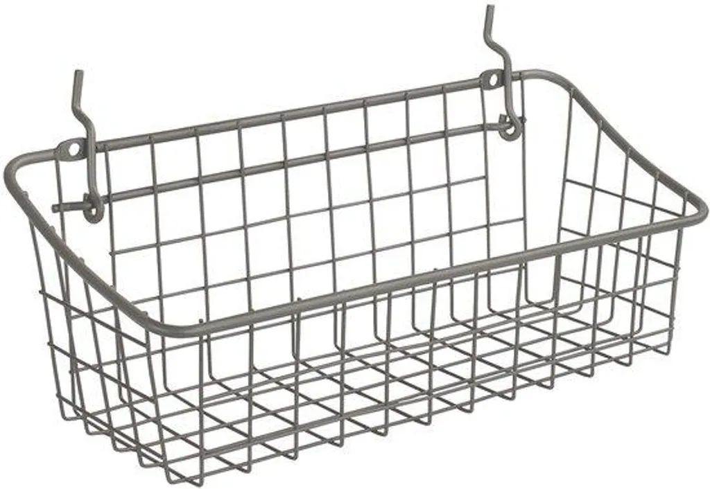 Fixation Murale Industrielle Grise 28 cm : Solidité Garantie pour Vos Murs