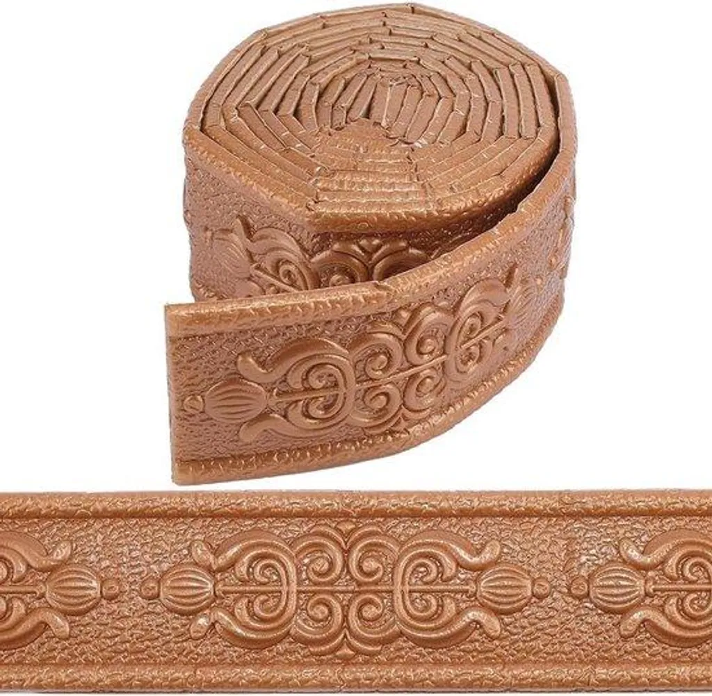 Moulure décorative flexible à coller - Bordure de sol étanche style 3D