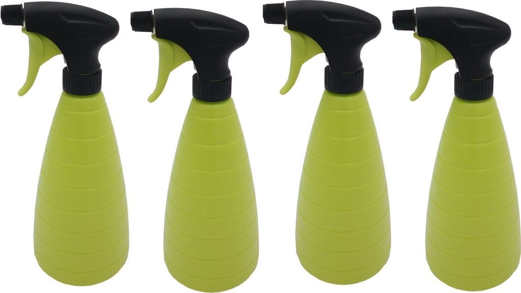 4x Handsprüher Sprühflasche 785ml grün Pumpflasche Wassersprüher Zerstäuber
