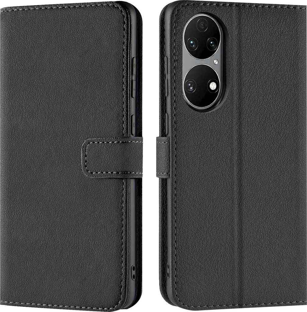 Book Case für Huawei P50 Pro Hülle Flip Cover Handy Tasche Schutz Hülle Etui